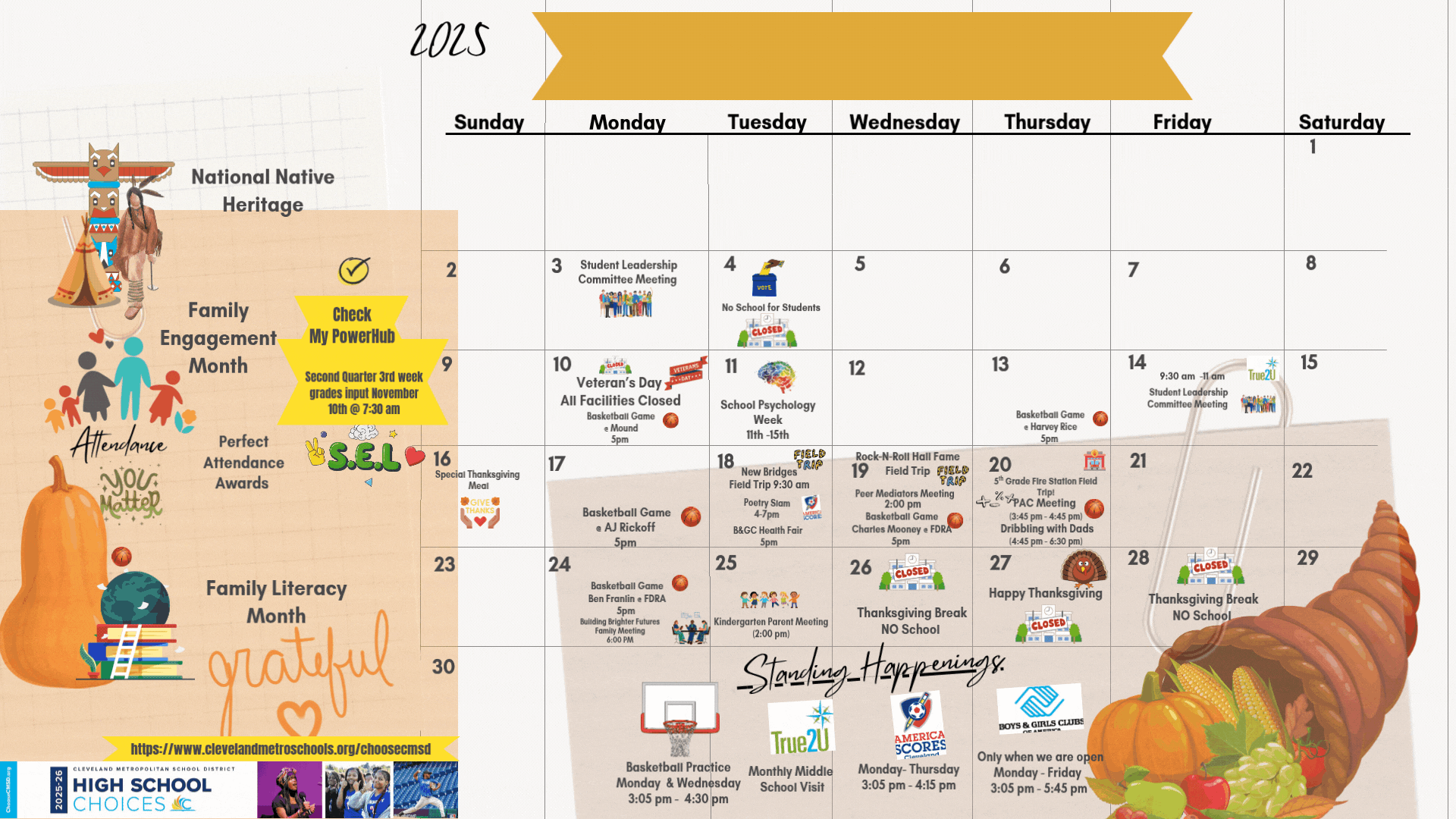 November Calendar